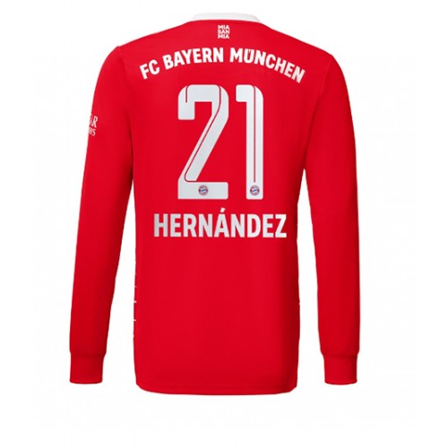 Fotbalové Dres Bayern Munich Lucas Hernandez #21 Domácí 2022-23 Dlouhý Rukáv
